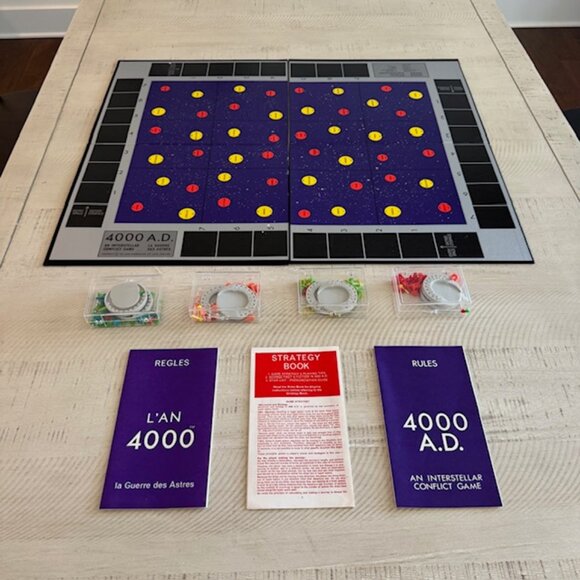 Vintage 1972 Waddington 4000 A.D. An Interstellar Conflict Game - Picture 2 of 9